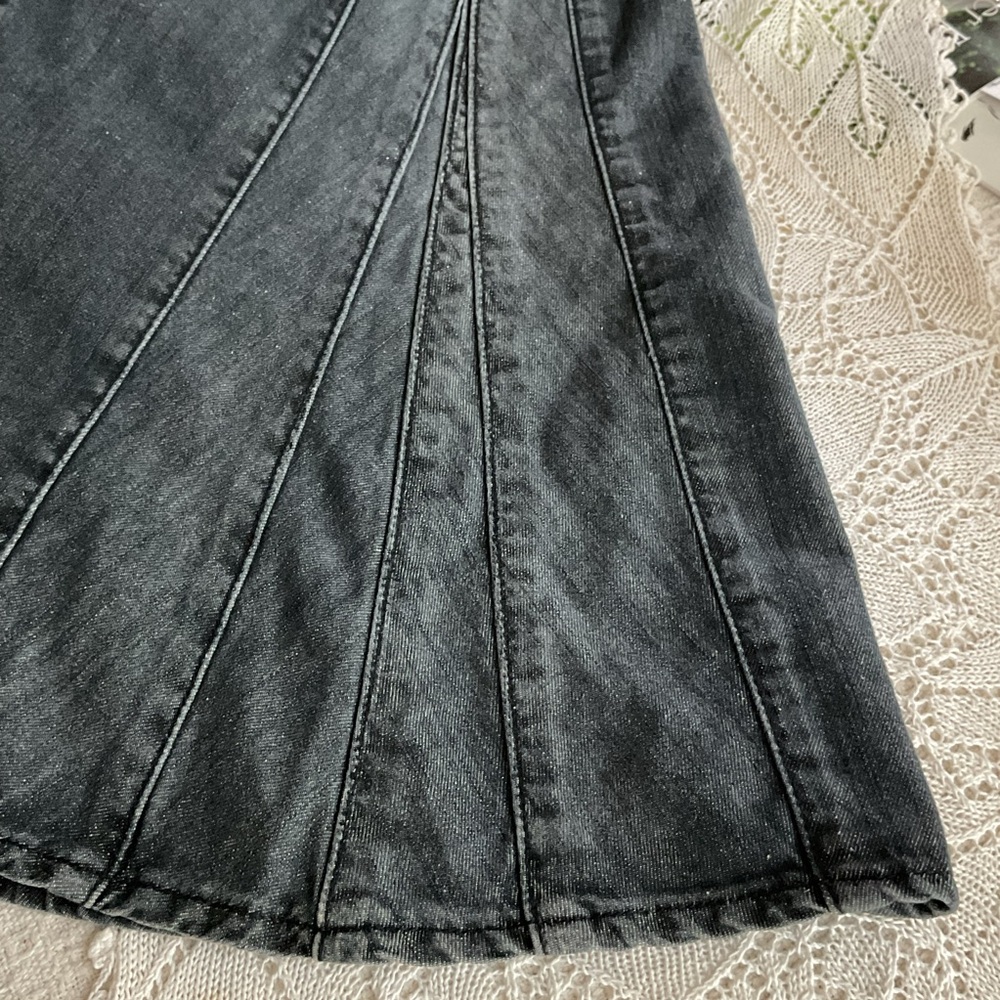 Territory Ahead maxi skirt ⭐️ black denim flare ⭐️ Isabella Bird ⭐️ modest - Picture 2 of 4